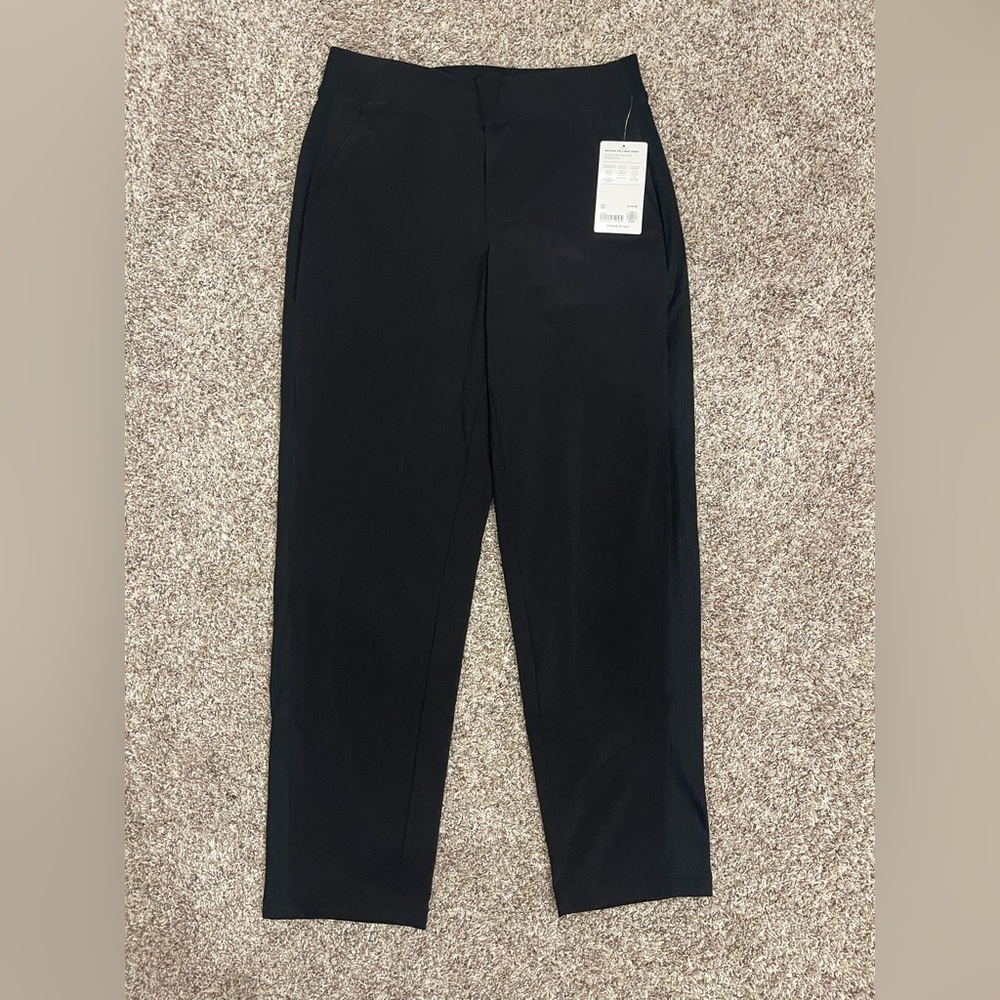 Athleta Brooklyn Lined Mid Rise Pant, Black, Size 8 - Picture 3 of 6